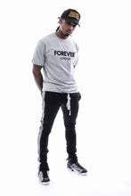 Load image into Gallery viewer, Forever London Grey Stitched T-shirt
