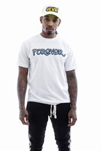 Load image into Gallery viewer, Forever Chenille Stitch White Crew neck T-shirt
