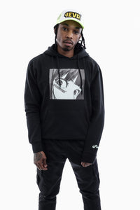 Forever 'Alone' Anime Graphic print Hooded Jumper