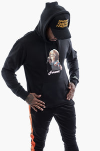 Forever 'Chucky' Graphic print Hooded Jumper
