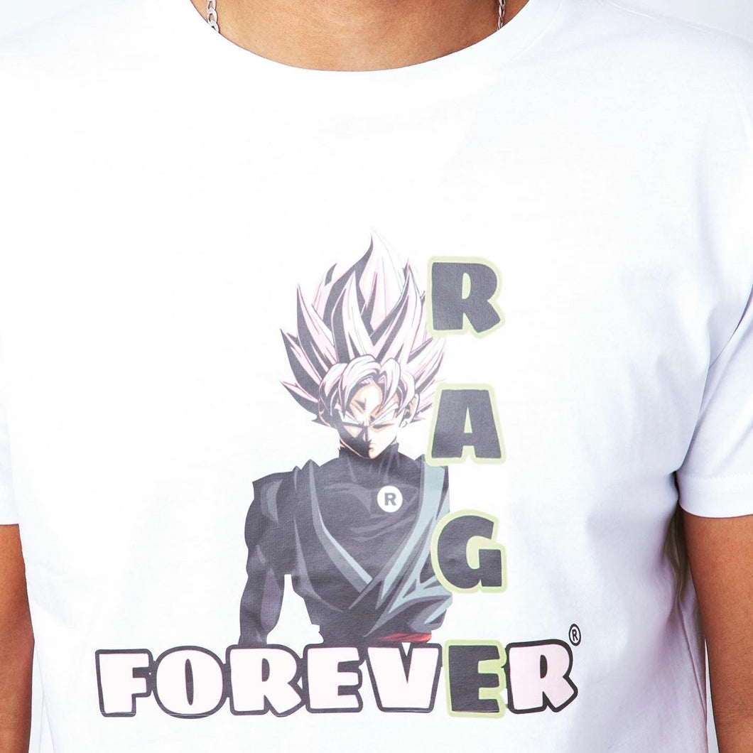 Forever 'Rage' Anime Graphic print Crew neck T-shirt